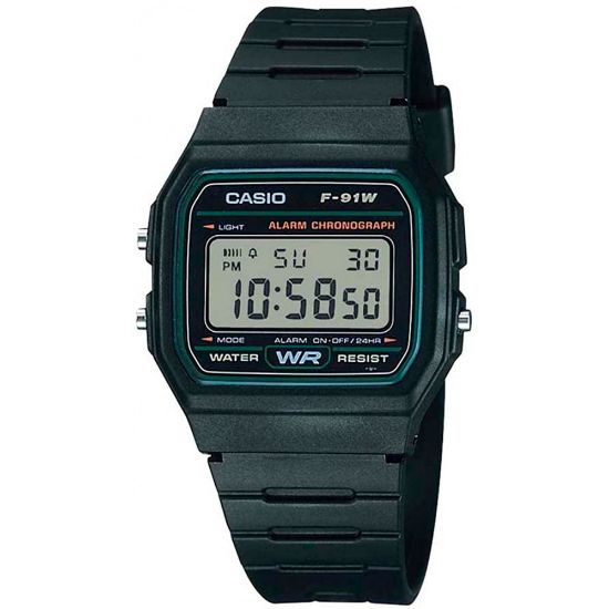 Снимка на Унисекс дигитален часовник Casio - Casio Collection - F-91W-3HDG