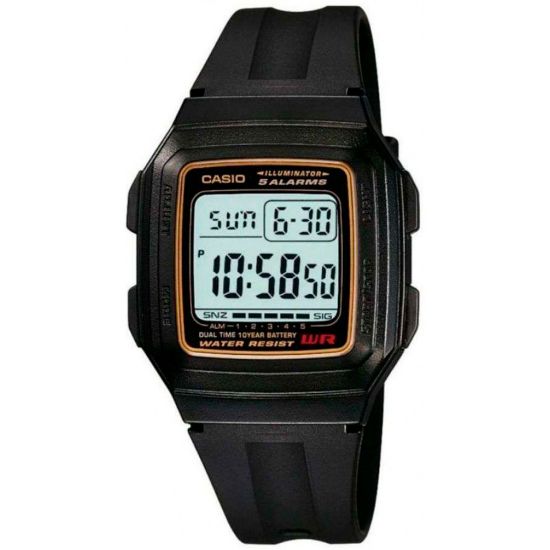 Снимка на Мъжки дигитален часовник Casio - Casio Collection - F-201WA-9ADF