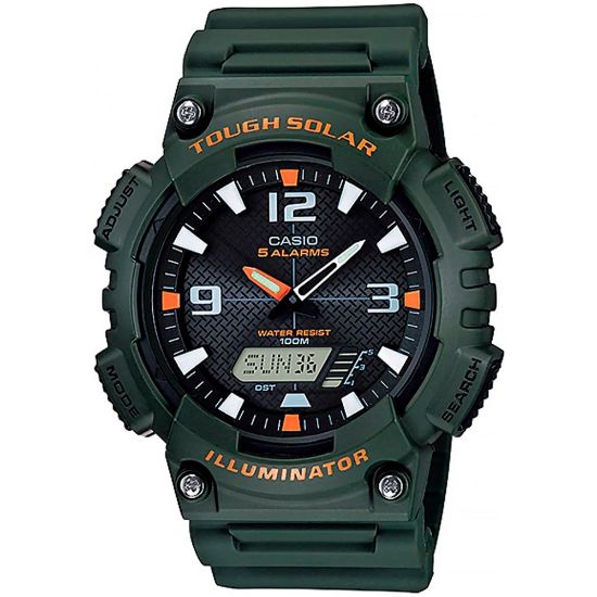 Снимка на Мъжки дигитален часовник Casio Solar - Casio Collection - AQ-S810W-3AVDF