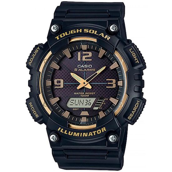 Снимка на Мъжки дигитален часовник Casio Solar - Casio Collection - AQ-S810W-1A3VDF
