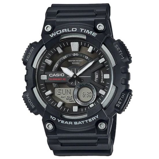 Снимка на Мъжки дигитален часовник Casio -  AEQ-110W-1AVDF