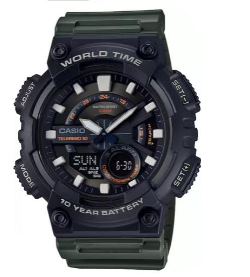Снимка на Мъжки часовник CASIO - AEQ-110W-3AVDF