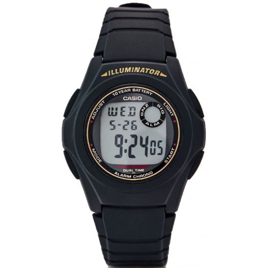 Снимка на Мъжки дигитален часовник Casio - F-200W-9ADF