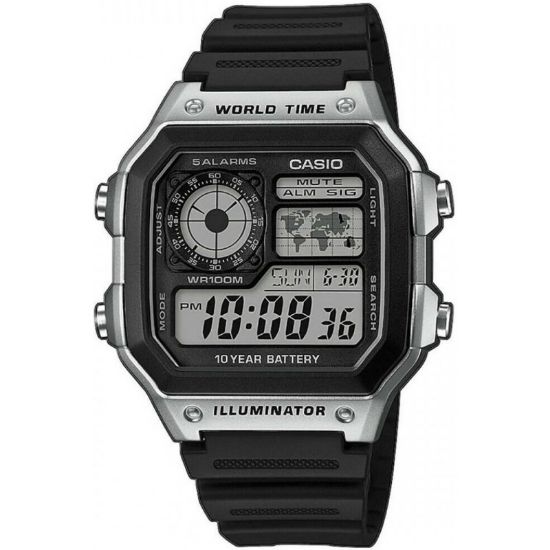 Снимка на Мъжки часовник Casio - AE-1200WH-1CVEF