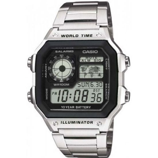 Снимка на Мъжки часовник CASIO - AE-1200WHD-1AVEF