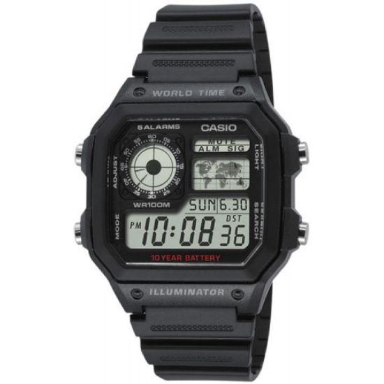 Снимка на Мъжки часовник CASIO - AE-1200WH-1AVEF