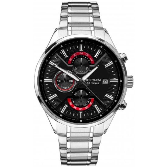 Снимка на Мъжки часовник Sekonda Men's Classic Dual-Time - S-1697.00