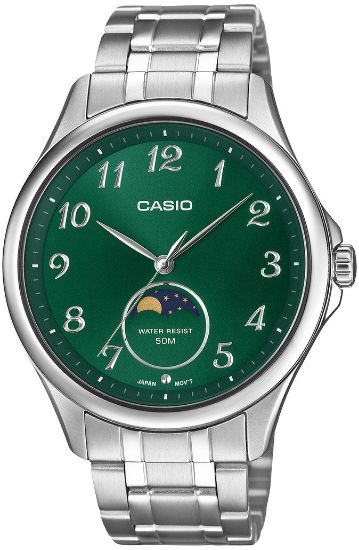 Снимка на Мъжки аналогов часовник Casio Moon Phase - MTP-M110D-3AVDF
