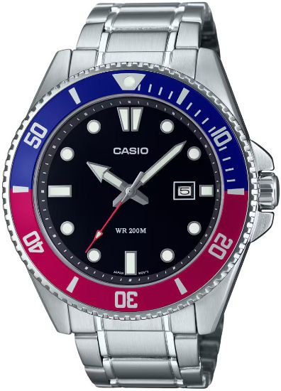 Снимка на Мъжки аналогов часовник Casio Diving - MDV-107D-1A3VDF