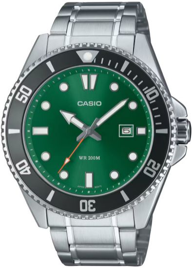 Снимка на Мъжки аналогов часовник Casio Diving - MDV-107D-3A2VDF
