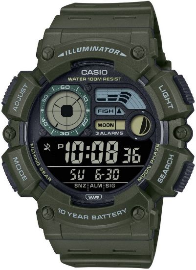 Снимка на Дигитален часовник Casio Fishing Gear - WS-1500H-3BVEF