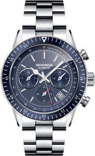 Снимка на Мъжки аналогов часовник Sekonda Chronograph - S-1738.00