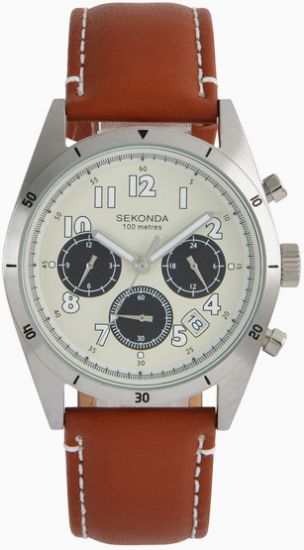 Снимка на Мъжки аналогов часовник Sekonda Dual Time - S-1743.00