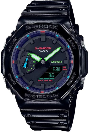 Снимка на Мъжки часовник Casio G-Shock RGB Series - GA-2100RGB-1AER