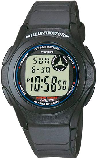 Снимка на Мъжки дигитален часовник Casio - Casio Collection - F-200W-1ADF