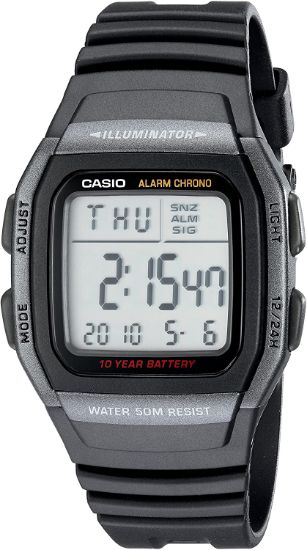 Снимка на Мъжки дигитален часовник Casio - Casio Collection - W-96H-1BVDF