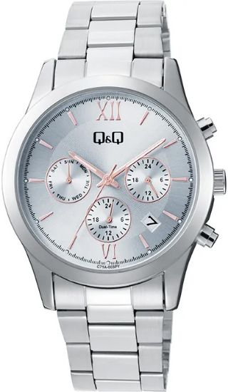 Снимка на Дамски аналогов часовник Q&Q Dual-Time - C71A-003PY