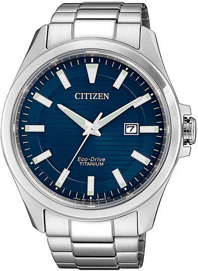 Снимка на Мъжки аналогов часовник Citizen Eco-Drive Super Titanium - BM7470-84L