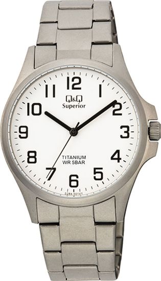 Снимка на Мъжки аналогов часовник Q&Q Superior Titanium - S28A-001VY