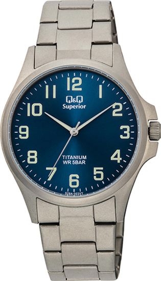 Снимка на Мъжки аналогов часовник Q&Q Superior Titanium - S28A-003VY