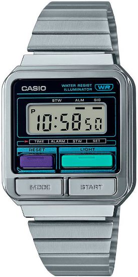 Снимка на Мъжки дигитален часовник Casio Vintage - A120WE-1AEF