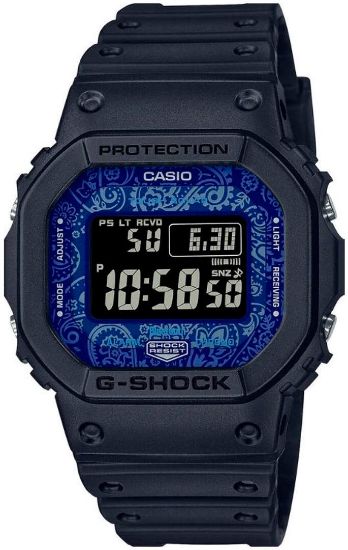 Снимка на Мъжки часовник Casio G-Shock Blue Paisley Bluetooth Solar - GW-B5600BP-1ER