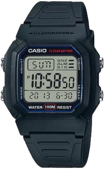 Снимка на Мъжки часовник Casio - W-800H-1AVDF