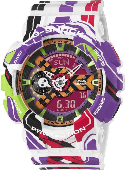 Снимка на Мъжки часовник Casio G-Shock Evangelion 30th Anniversary - GA-110EVA30-7AER